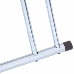 vidaXL Bicycle Stand for 2 Bikes Floor Freestanding Indoor Galvanised Steel - Additional view 5