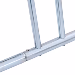 vidaXL Bicycle Stand for 4 Bikes Floor Freestanding Indoor Galvanised Steel - Additional view 5