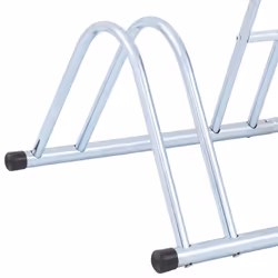 vidaXL Bicycle Stand for 4 Bikes Floor Freestanding Indoor Galvanised Steel - Additional view 6