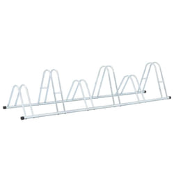 vidaXL Bicycle Stand for 6 Bikes Floor Freestanding Indoor Galvanised Steel
