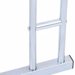 vidaXL Bicycle Stand for 2 Bikes Floor Freestanding Indoor Galvanised Steel - Additional view 5