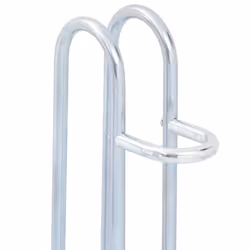 vidaXL Bicycle Stand for 2 Bikes Floor Freestanding Indoor Galvanised Steel - Additional view 6