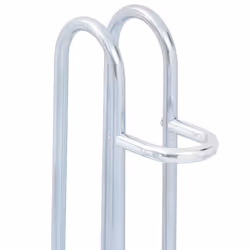 vidaXL Bicycle Stand for 3 Bikes Floor Freestanding Indoor Galvanised Steel - Additional view 6