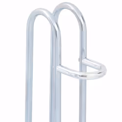 vidaXL Bicycle Stand for 4 Bikes Floor Freestanding Indoor Galvanised Steel - Additional view 6