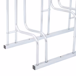 vidaXL Bicycle Stand for 5 Bikes Floor Freestanding Indoor Galvanised Steel - Additional view 5
