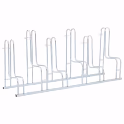 vidaXL Bicycle Stand for 6 Bikes Floor Freestanding Indoor Galvanised Steel