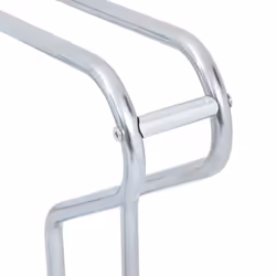 vidaXL Bicycle Stand for 3 Bikes Floor Freestanding Indoor Galvanised Steel - Additional view 5