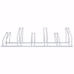 vidaXL Bicycle Stand for 6 Bikes Floor Freestanding Indoor Galvanised Steel