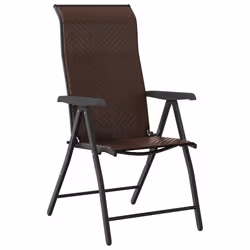 VidaXL 4007138 outdoor chair Terrace Polyrattan, Steel Brown - Additional view 4