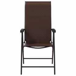 VidaXL 4007138 outdoor chair Terrace Polyrattan, Steel Brown - Additional view 5