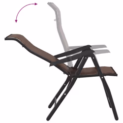 VidaXL 4007138 outdoor chair Terrace Polyrattan, Steel Brown - Additional view 8