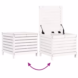 vidaXL Garden Sofa Set 5 Piece Outdoor Sofa Corner Sofa White Solid Wood Pine - Additional view 9