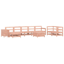 vidaXL Garden Sofa Set 10 Piece Outdoor Corner Sofa Solid Wood Douglas Fir
