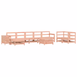 vidaXL Garden Sofa Set 10 Piece Outdoor Corner Sofa Solid Wood Douglas Fir