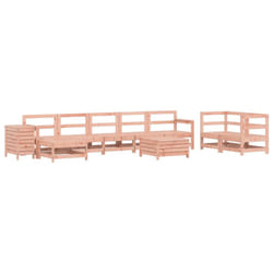 vidaXL Garden Sofa Set 10 Piece Outdoor Corner Sofa Solid Wood Douglas Fir