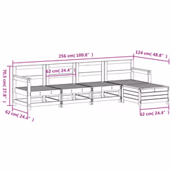 VidaXL 3250853 outdoor furniture set - Additional view 8