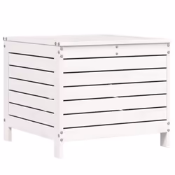 vidaXL Garden Sofa Set 7 Piece Outdoor Sofa Corner Sofa White Solid Wood Pine - Additional view 6