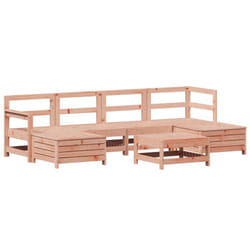 vidaXL Garden Sofa Set 7 Piece Outdoor Sofa Corner Sofa Solid Wood Douglas Fir