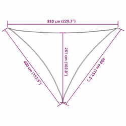 vidaXL Sunshade Sail Canopy Screen Balcony Awning Canopy HDPE Rectangular - light grey, 4 x 4 x 5.8 m - Additional view 9