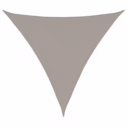 vidaXL Sunshade Sail Canopy Screen Balcony Awning Canopy HDPE Rectangular - light grey, 5 x 5 x 5 m