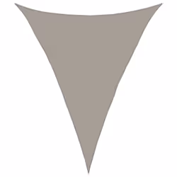 vidaXL Sunshade Sail Canopy Screen Balcony Awning Canopy HDPE Rectangular - light grey, 5 x 7 x 7 m