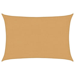 vidaXL Sunshade Sail Canopy Screen Balcony Awning Canopy HDPE Rectangular - sand, 2 x 3 m