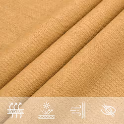 vidaXL Sunshade Sail Canopy Screen Balcony Awning Canopy HDPE Rectangular - sand, 5 x 6 x 6 m - Additional view 7