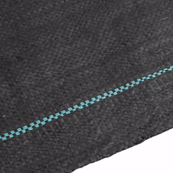 vidaXL Weed Membrane Weed Barrier Fabric Weed Control Cover Black 0.5x150 m PP - Additional view 10