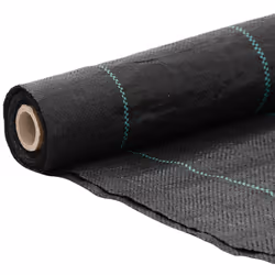 vidaXL Weed Membrane Garden Weed Barrier Fabric Weed Control Black 1x150 m PP
