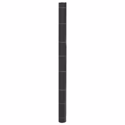 vidaXL Weed Membrane Garden Weed Barrier Fabric Weed Control Black 1.5x25 m PP