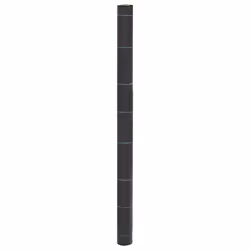 vidaXL Weed Membrane Garden Weed Barrier Fabric Weed Control Black 1.5x50 m PP