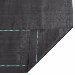 vidaXL Weed Membrane Weed Barrier Fabric Weed Control Cover Black 1.5x100 m PP - Additional view 6