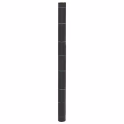 vidaXL Weed Membrane Weed Barrier Fabric Weed Control Cover Black 1.5x150 m PP