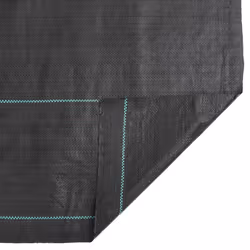 vidaXL Weed Membrane Weed Barrier Fabric Weed Control Cover Black 1.5x150 m PP - Additional view 6