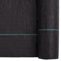 vidaXL Weed Membrane Garden Weed Barrier Fabric Weed Control Black 1x10 m PP - Additional view 5