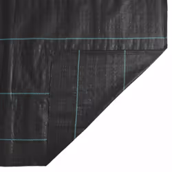 vidaXL Weed Membrane Garden Weed Barrier Fabric Weed Control Black 1x10 m PP - Additional view 6