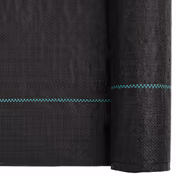 vidaXL Weed Membrane Garden Weed Barrier Fabric Weed Control Black 1x50 m PP - Additional view 5