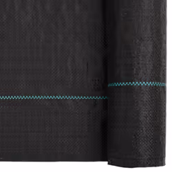 vidaXL Weed Membrane Garden Weed Barrier Fabric Weed Control Black 1x100 m PP - Additional view 5