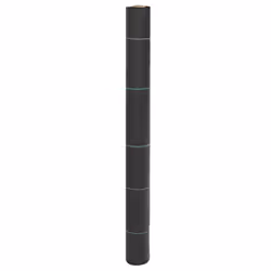 vidaXL Weed Membrane Garden Weed Barrier Fabric Weed Control Black 1x200 m PP
