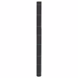 vidaXL Weed Membrane Weed Barrier Fabric Weed Control Cover Black 1.5x200 m PP