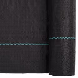 vidaXL Weed Membrane Garden Weed Barrier Fabric Weed Control Black 2x25 m PP - Additional view 5