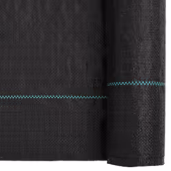 vidaXL Weed Membrane Garden Weed Barrier Fabric Weed Control Black 2x50 m PP - Additional view 5