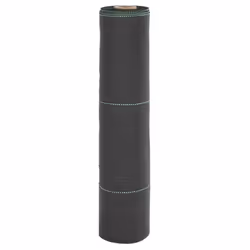 vidaXL Weed Membrane Weed Barrier Fabric Weed Control Ground Cover Black PP - 0.5 x 100 m