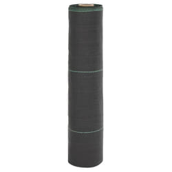 vidaXL Weed Membrane Weed Barrier Fabric Weed Control Ground Cover Black PP - 0.5 x 100 m