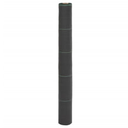 vidaXL Weed Membrane Garden Weed Barrier Fabric Weed Control Black 1x25 m PP