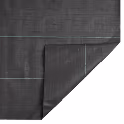 vidaXL Weed Membrane Garden Weed Barrier Fabric Weed Control Black 1x150 m PP - Additional view 6