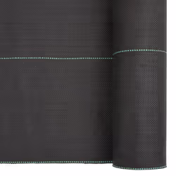 ) vidaXL Weed Membrane Weed Barrier Fabric Weed Control Ground Cover Black PP - 1.5 x 10 m (150 g/m2 - Additional view 5