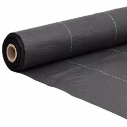 ) vidaXL Weed Membrane Weed Barrier Fabric Weed Control Ground Cover Black PP - 1.5 x 25 m (150 g/m2 - Additional view 2