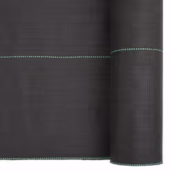 ) vidaXL Weed Membrane Weed Barrier Fabric Weed Control Ground Cover Black PP - 1.5 x 25 m (150 g/m2 - Additional view 5