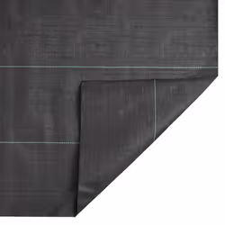 ) vidaXL Weed Membrane Weed Barrier Fabric Weed Control Ground Cover Black PP - 1.5 x 25 m (150 g/m2 - Additional view 6